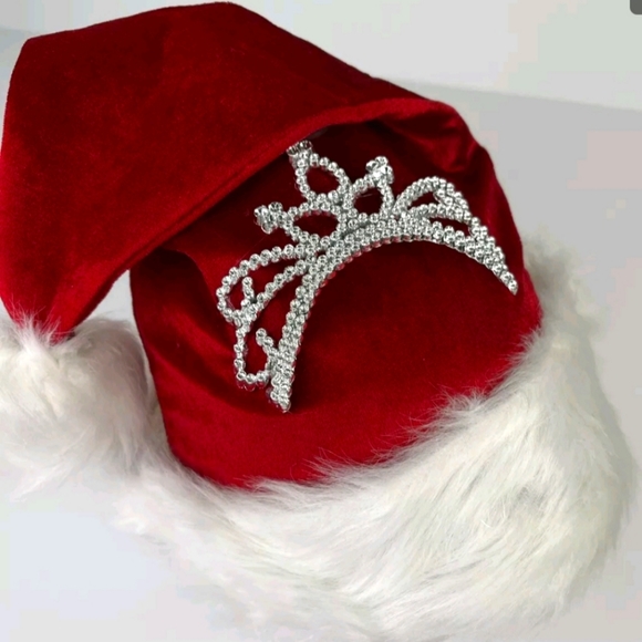 Santa Hat With Tiara | Poshmark